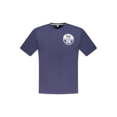 North Sails Blue Cotton Men T-Shirt -   -  North Sails.